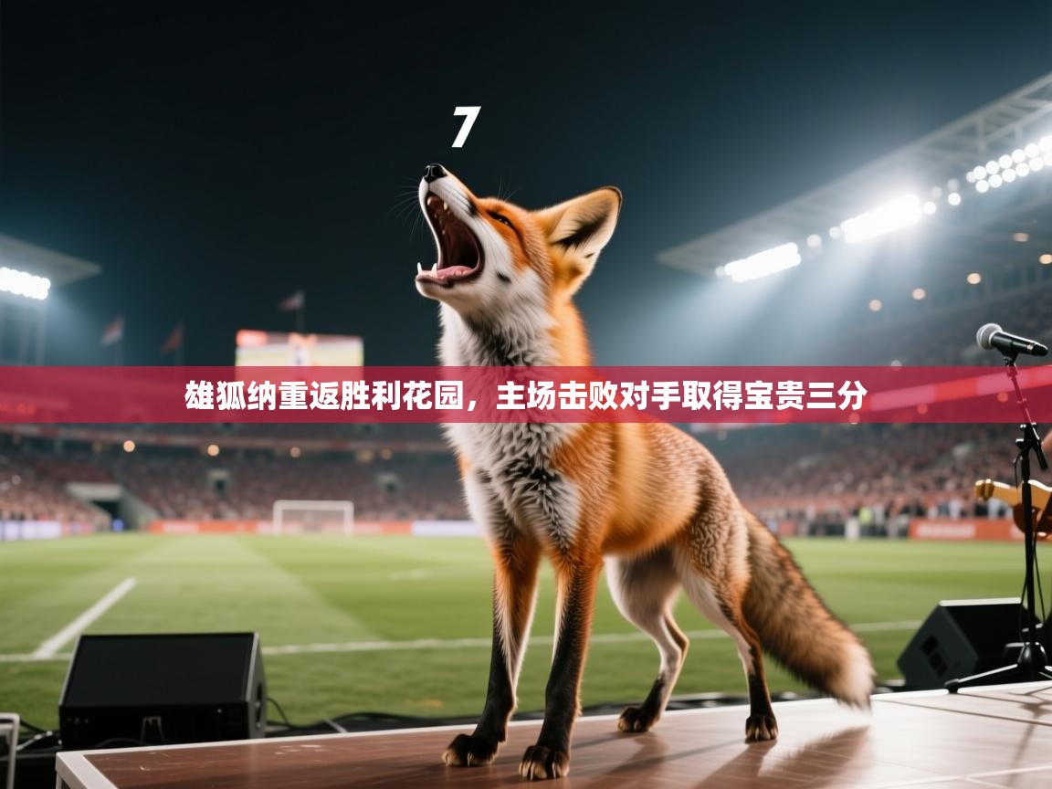 趣玩体育nba直播-雄狐纳重返胜利花园，主场击败对手取得宝贵三分  第4张